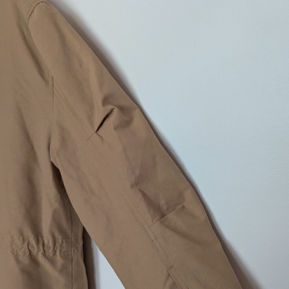 Gap Women's Long Parka Size 2X Beige Oversize Style Coat Jacket - Picture 5 of 15
